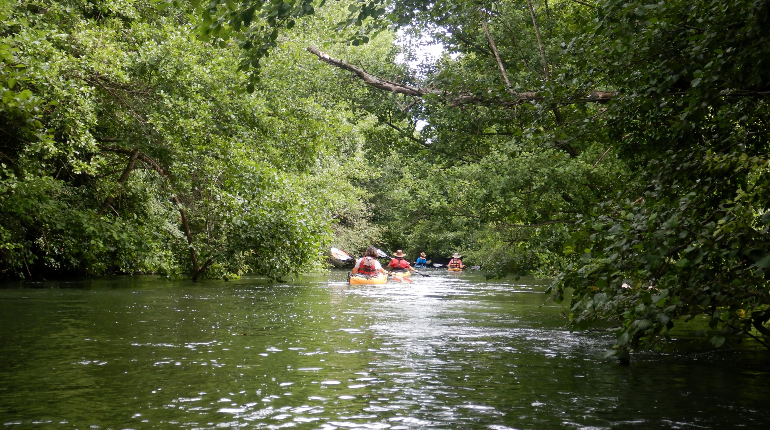 Familienfahrt auf Moder