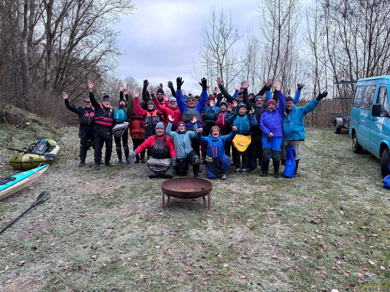 Silvesterpaddeln in Bildern