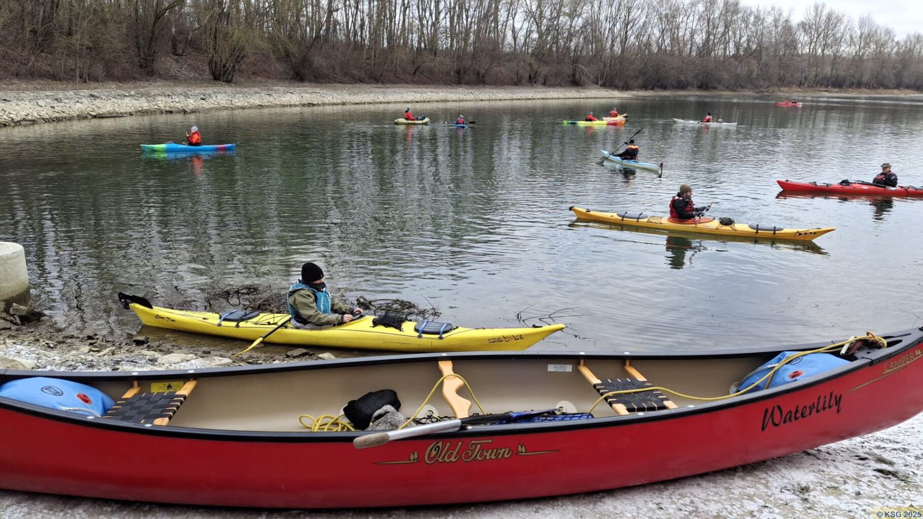 Silvesterpaddeln in Bildern