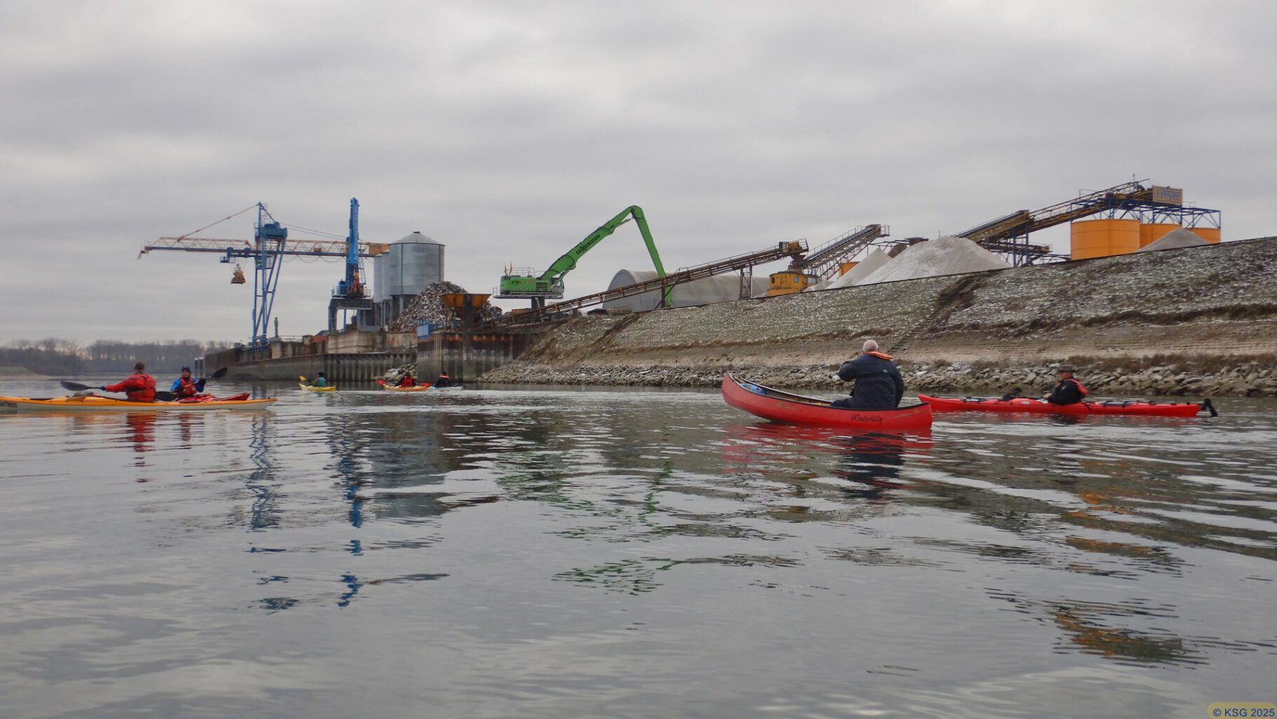 Silvesterpaddeln in Bildern