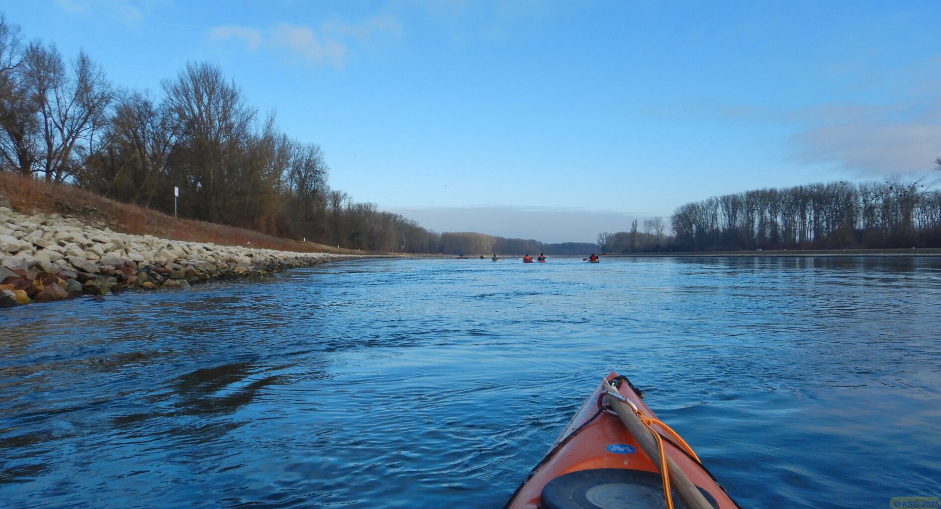 Silvesterpaddeln in Bildern