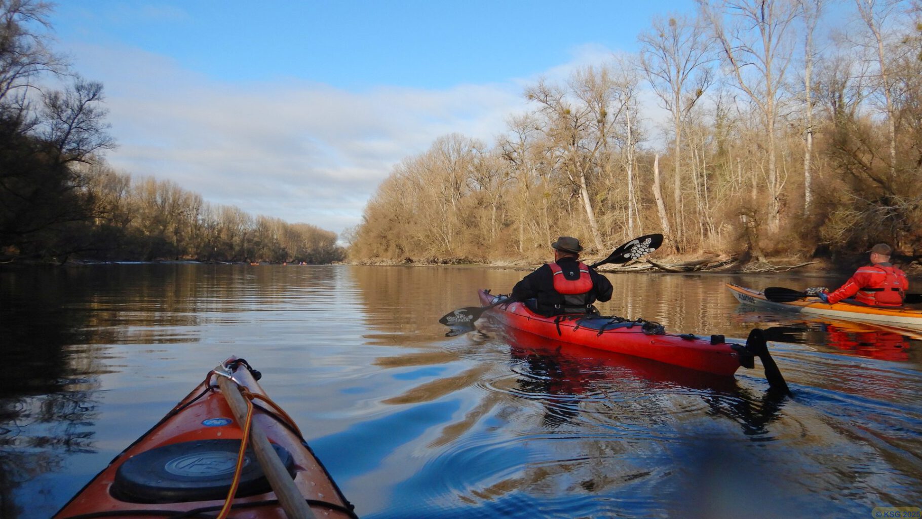 Silvesterpaddeln in Bildern